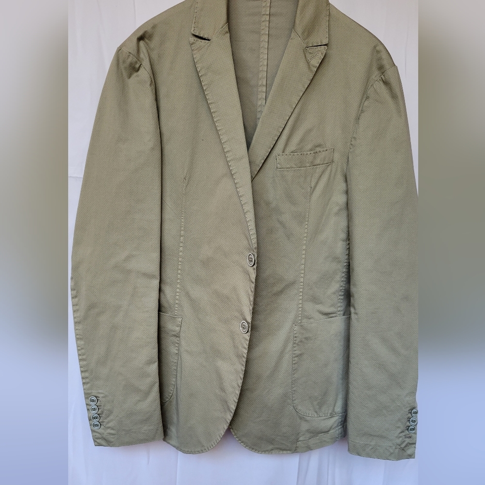 NWT Men's 1er genito Italian Cotton Casual Jacket, Size 40 R